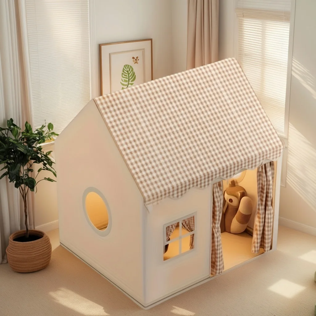 [الترفيه المنزلي] قلعة لعبة الأميرة الخيالية للأطفال، خيمة ألعاب للحفلات الممتعة، لعبة التظاهر الترفيهية في الهواء الطلق، قاعدة سرية للأطفال، مسرح لعبة كبيرة محمولة، هدية مثالية للعطلات، لعبة الشاطئ غير متضمنة