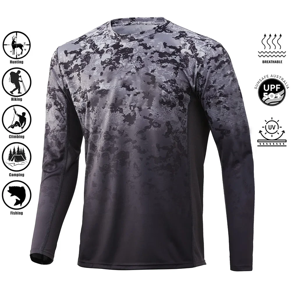 3D Printed Quick-drying Sports Fitness Camping T-shirt Men's Outdoor Camouflage Warrior Hunting Sport Long-sleeved T-shirt Y2k