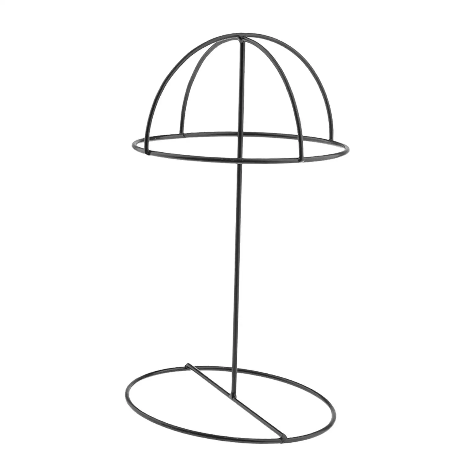 Metal Hat Display Rack for Cowboy Hat Home Decoration Sturdy Wig Holder Stand Tabletop Organizer for Bedroom Cabinet Storage