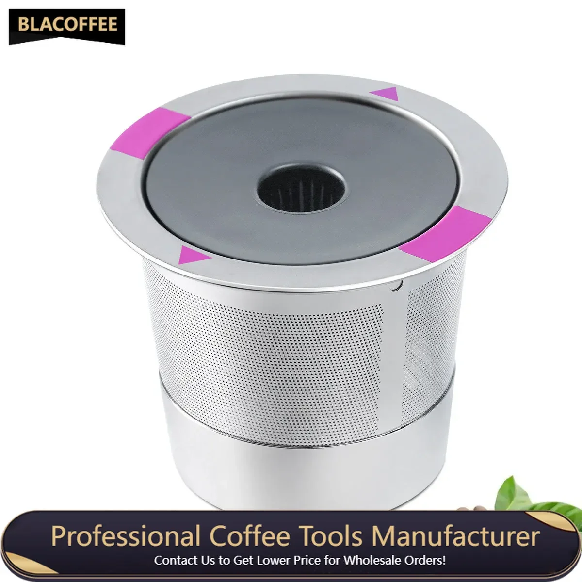 

Reusable K Cups Stainless Steel Coffee Filters Compataible Refillable Coffee Capsule Coffee Pod K Cups Filter for Keurig Machine