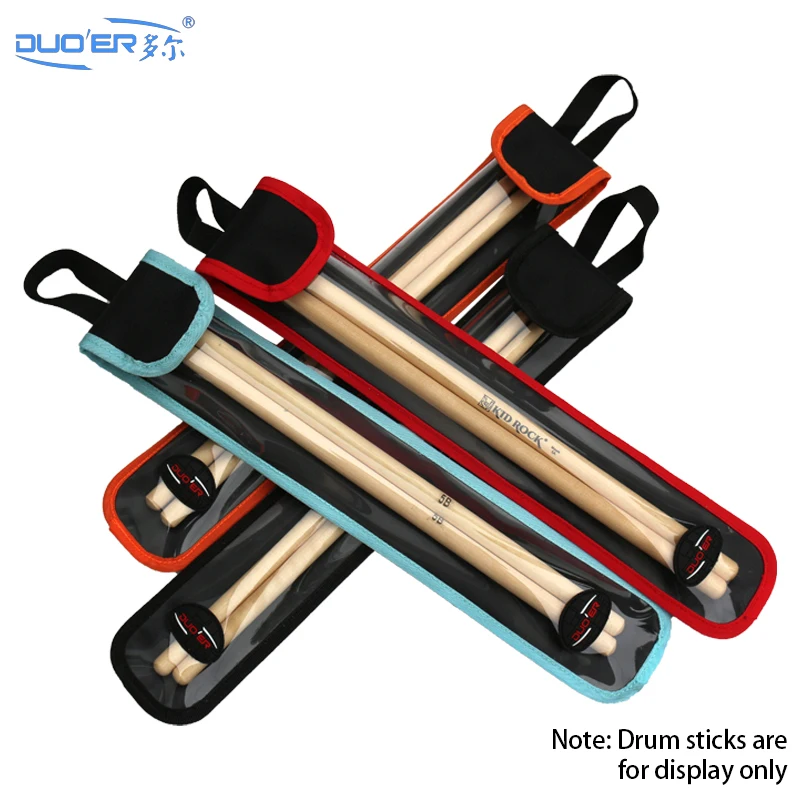 الترويجية اللون شفافة عصا طبل حقيبة رف طبل المطرقة حقيبة مقاوم للماء كتف واحد المحمولة يده 1 زوج 4 زوج Dru
