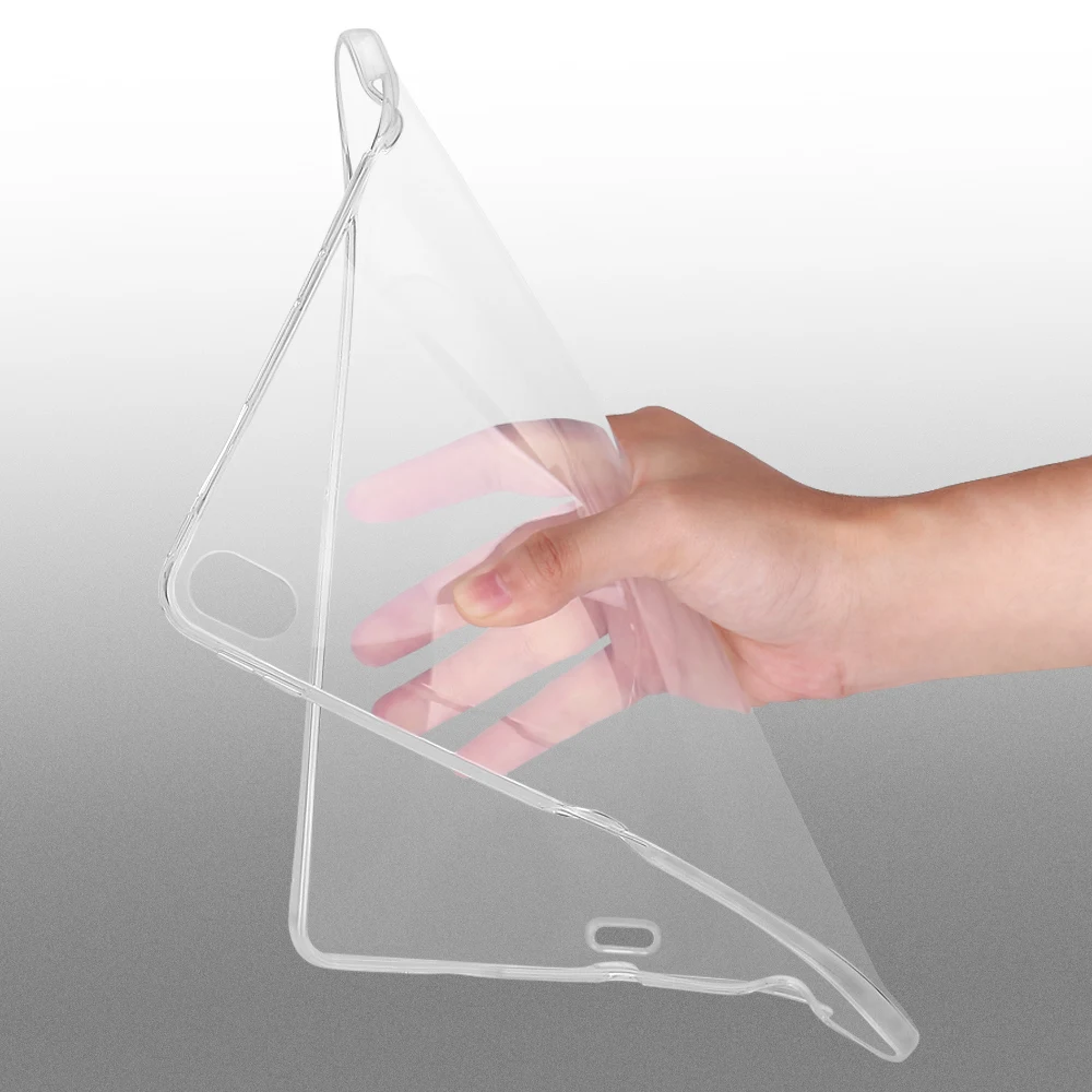 TPU Silicone Transparent Case For Apple iPad 6th 5th 4th 3th 2th 1th Generation Clear Case For iPad Pro 12.9 2022 2021 2020 2018