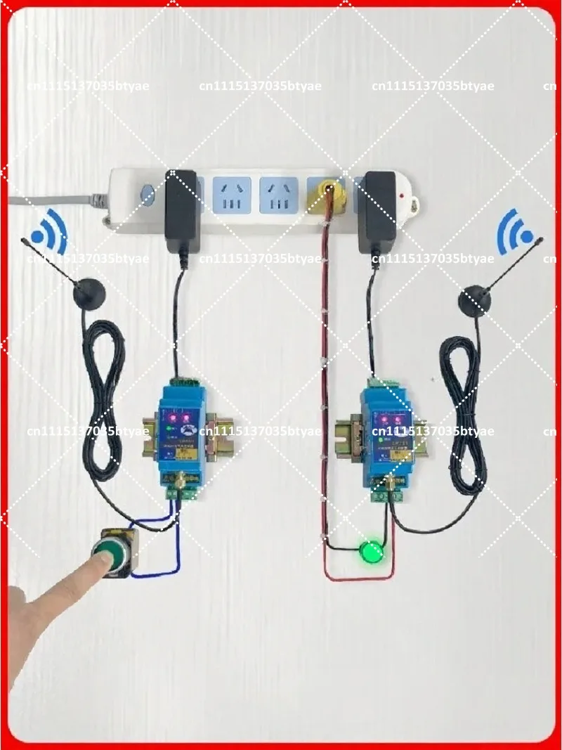 Wireless Remote Control Switch Module for Water Pump Float Control, Relay Output 433MHz Transmitter Receiver