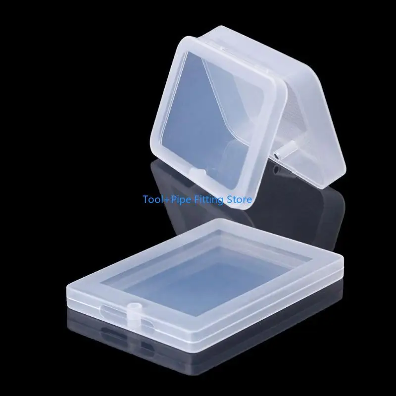 F92B Rectangular Plastic Transparent Clear Storage Box Collection Container