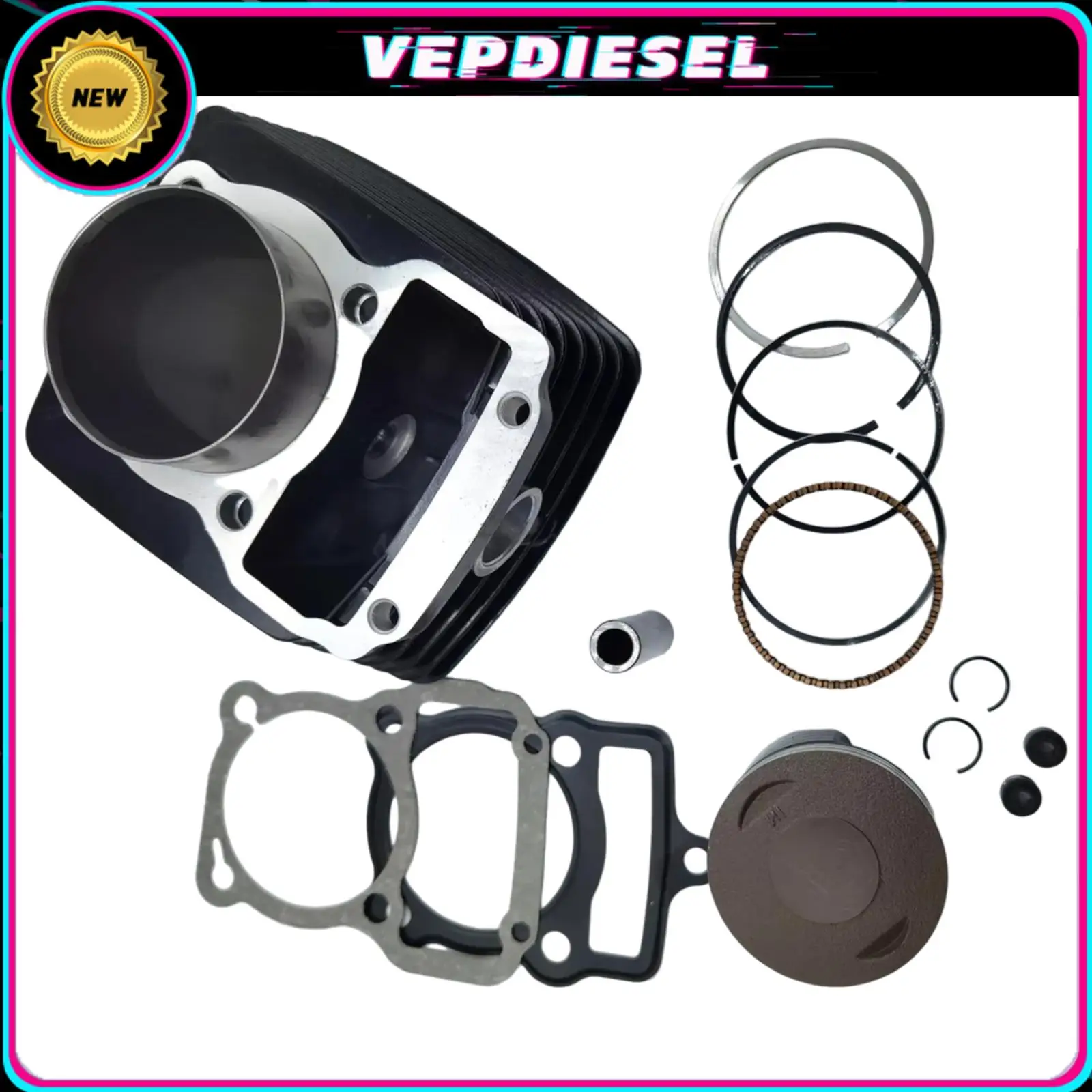 

1 Set Cylinder Piston Big Bore Kit 65.5mm 250CC For Veloci Xeverus Motorcycle Engine Cylinder Piston Kit