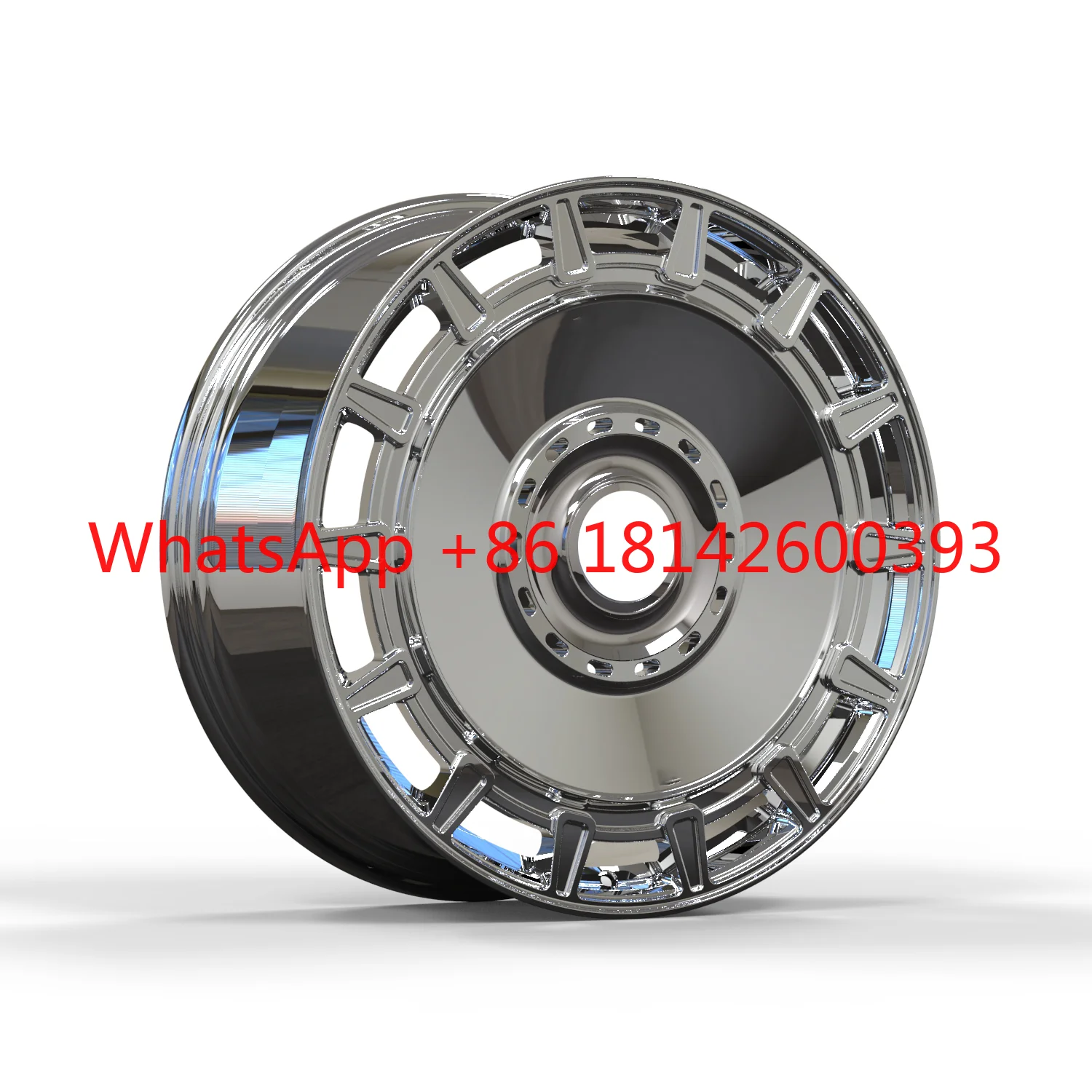 Forged Aluminum Alloy Floating Wheel Cap with Sliver  for Retrofit/Upgrade