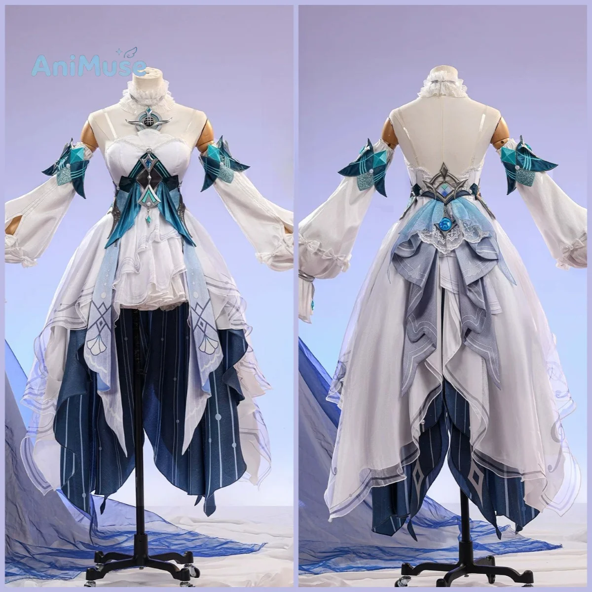 Game Vodyanitsa Cosplay Costume Genshin Impact Snezhnaya ‌Costume New Women Dress High Quality Outfit Comic Con AniMuse view 6