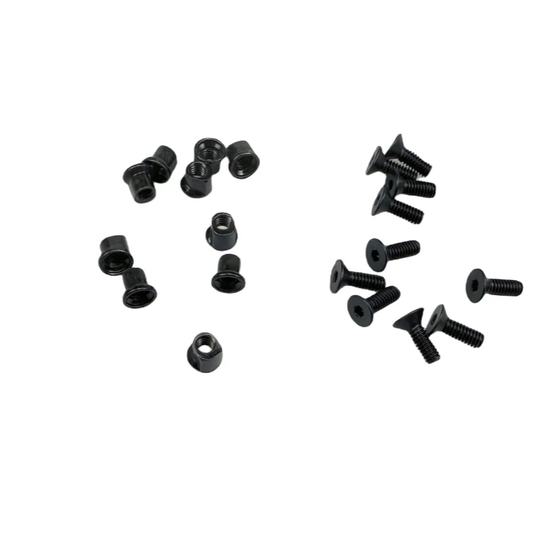 Parafuso e T Nut substituição Set, aço, Keymod, 100 conjuntos por pacote