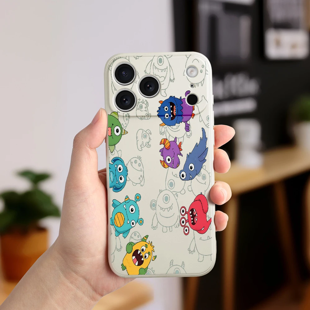 حافظة لهاتف آيفون 17 برو ماكس 17 إير 16 15 14 13 12 11 برو ماكس XS Max7 8 Plus 16e 16 Plus غطاء من البولي يوريثان