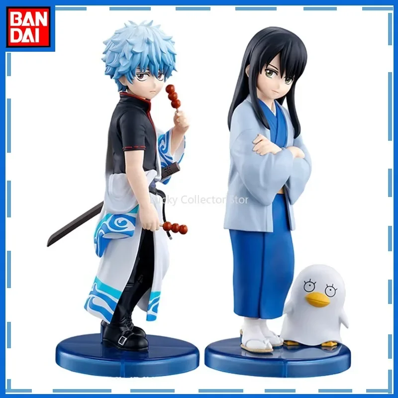 Bandai Adokenette Gintama Sakata Gintoki Katsura Kotaro Elizabeth Hand-made Doll Model Ornaments Sceneries Ready-made Toys Gifts