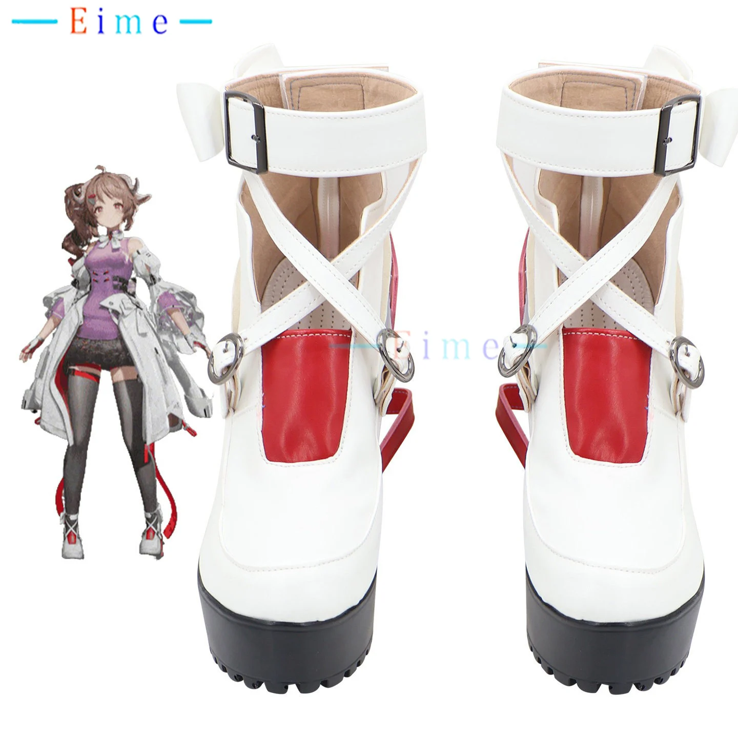 

Обувь для косплея Arknights: Endfield Ardelia, обувь из искусственной кожи, карнавальные ботинки на Хэллоуин, игровой реквизит, изготовленный на заказ