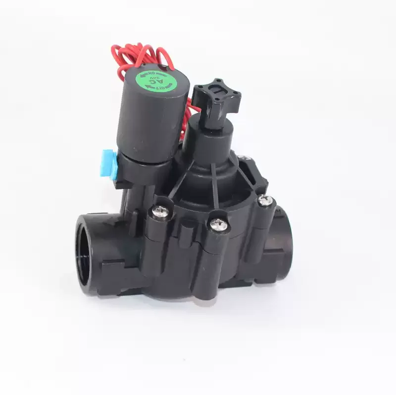 Automatic drip irrigation solenoid valve, small diameter, with flow adjustment external manual switch garden irrigation valve