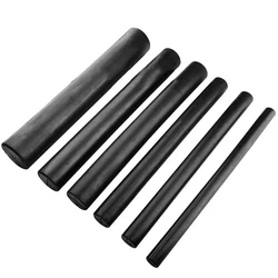 1Pcs Dia 16-50mm Black Solid Natural Rubber Round Rods Bar Oil Resistant Sealing Length 500mm