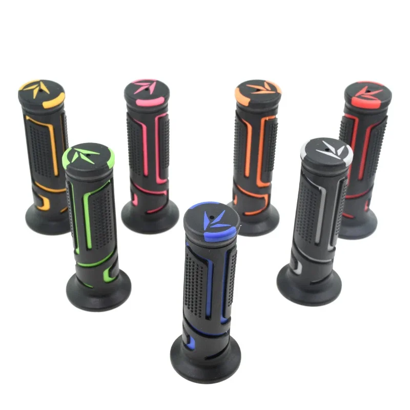 

Motorcycle Modified Handlebar Two-Color Glutinous Rice Sausage HandleBar Glue Donut Handlebar Cover KOSO Grip