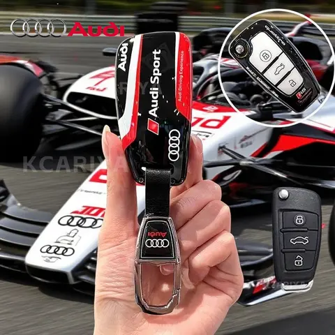 스포티 스타일 ABS 자동차 키 박스 보호 케이스 (아우디 A1 A3 8P A4 A5 A6 C7 A7 S3 S7 S8 R8 Q2 Q3 Q5 Q7 Q8 SQ5 TT RS3 RS6 용)