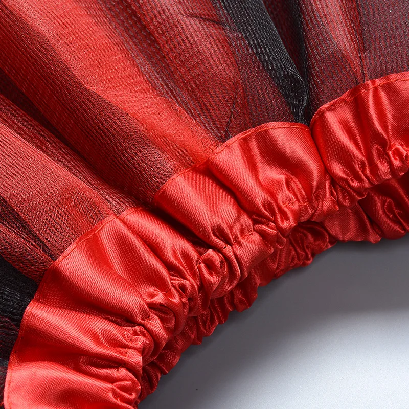 Regenbogenrock Tutu Rock Futter Mesh Tanzrock Mädchen Halbkörper Kinderrock Performance Puffy Rock Hersteller Großhandel