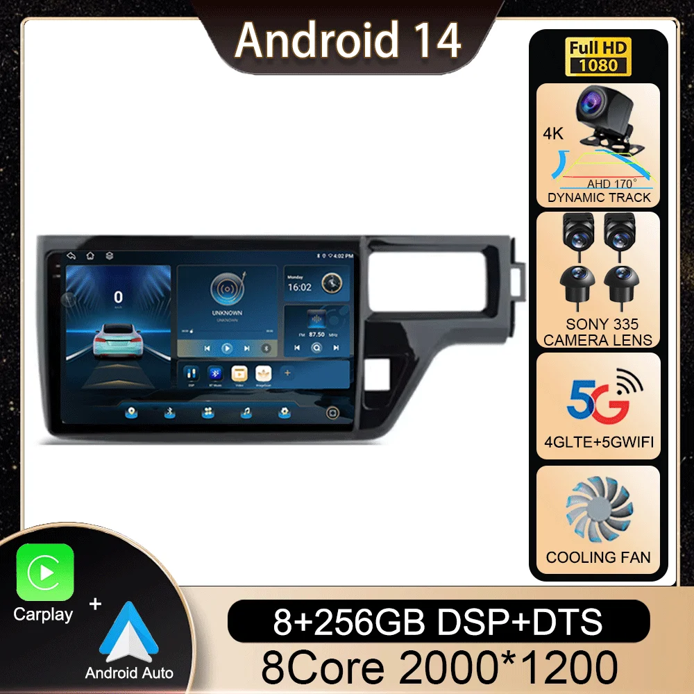 

Android 14 For Honda Stepwgn 5 2015 - 2021 RHD Car Radio Multimedia Video Player Navigation stereo GPS No 2din 2 din dvd