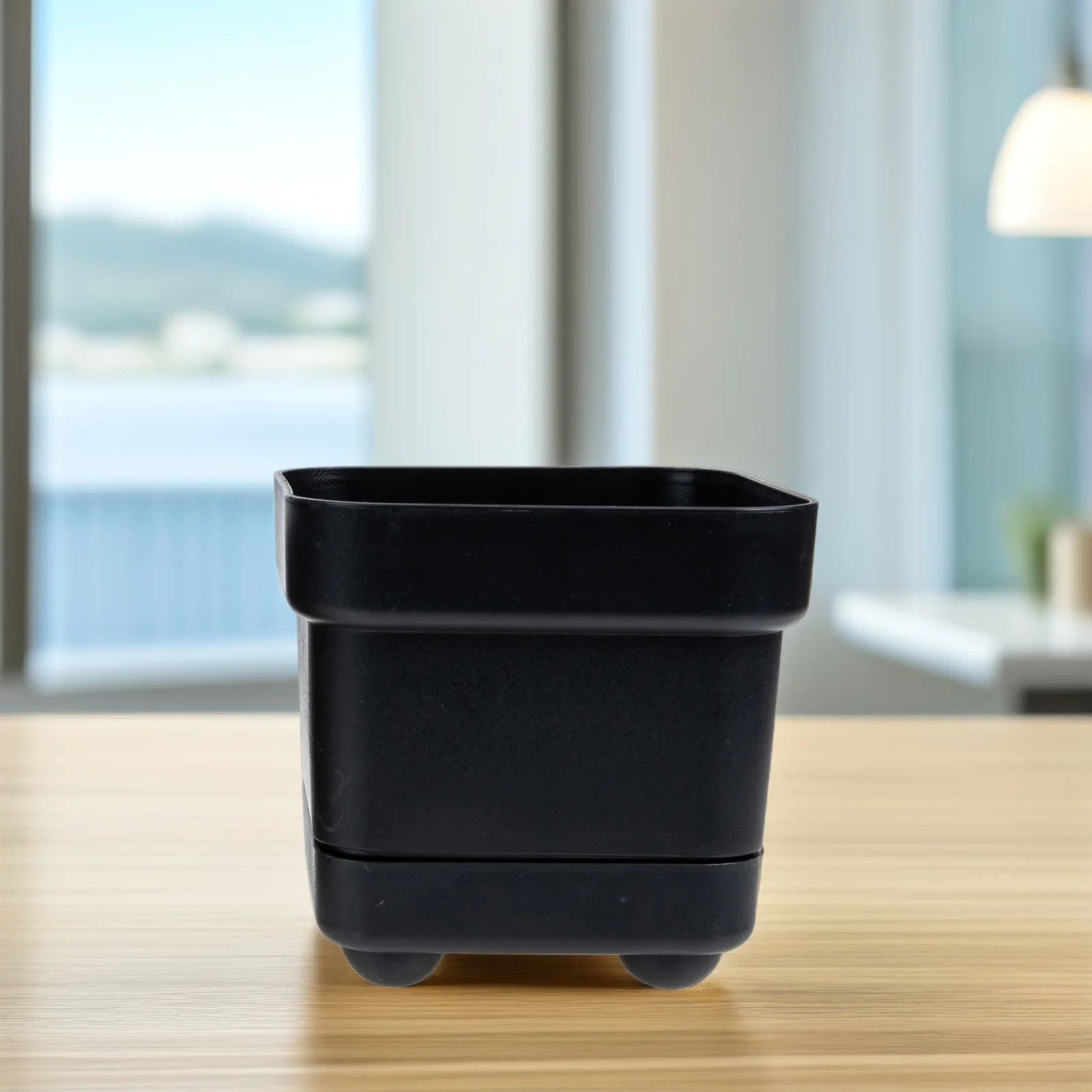 

2Pcs Self Watering Planter Plastic Flower Pots Absorbent Rose Succulent Indoor Plant Storage Containers Home Decor Gift