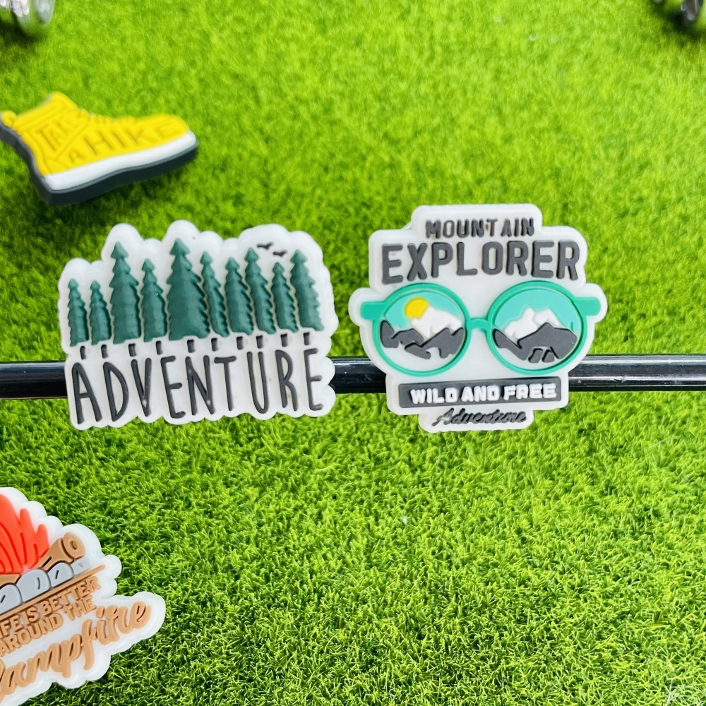 16Pcs Camping Shoe Charms, Out - огляд і ціна Outdoor Adventure Birthday Party