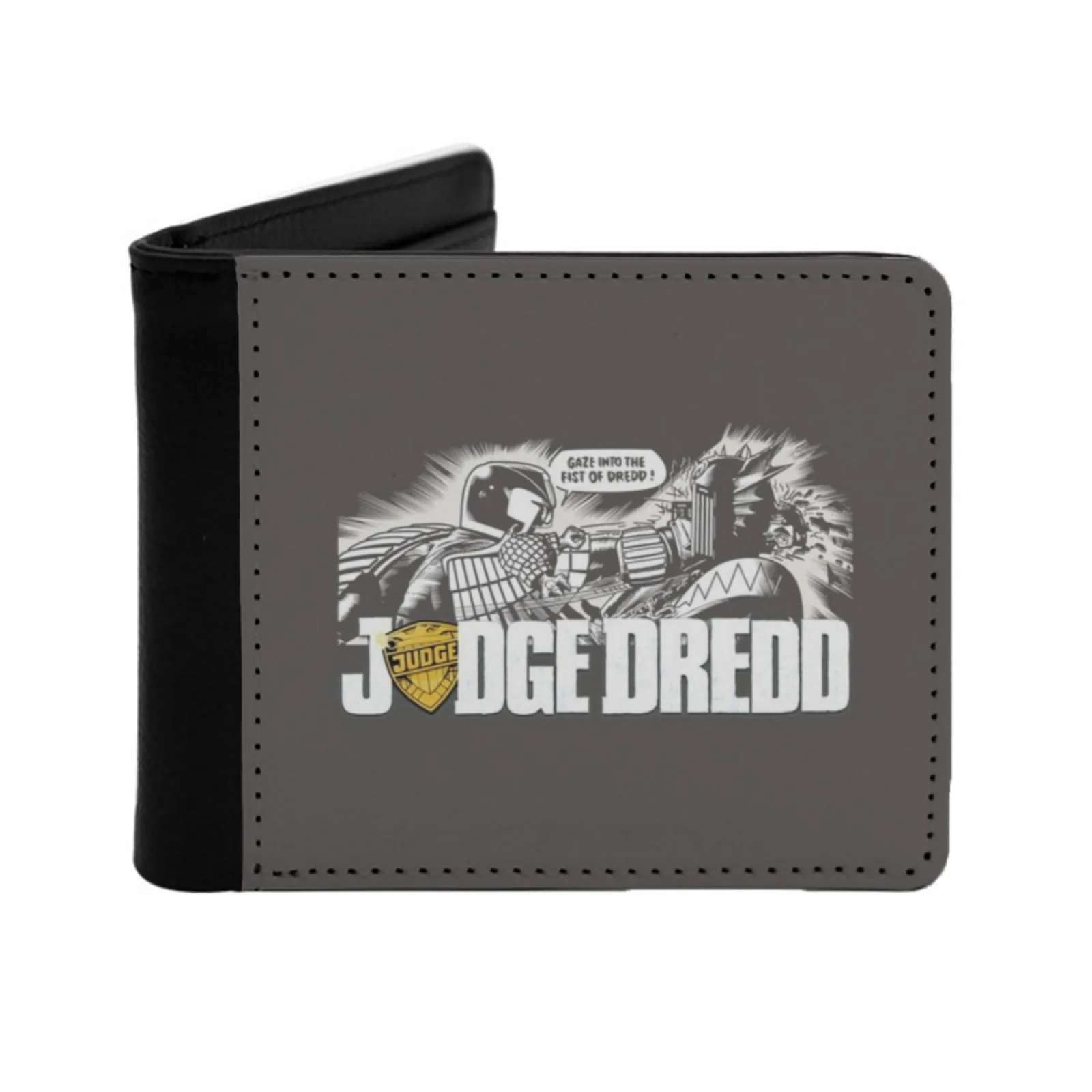 

Мужской кожаный кошелек Judge Dredd, держатели для кредитных карт/Id, вставки для денег, мужские короткие кошельки Judge Dredd 2000Ad Rogue Trooper