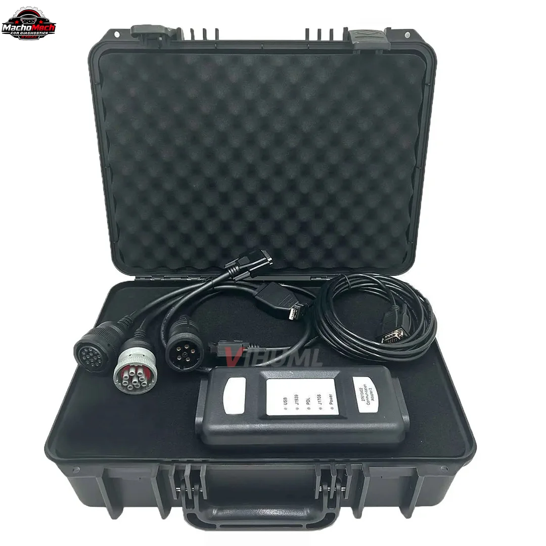 For Perkins 27610402  Adapter 3 EST 2021B Heavy Truck Boat Diagnostic Tools  With EST 2026A Software