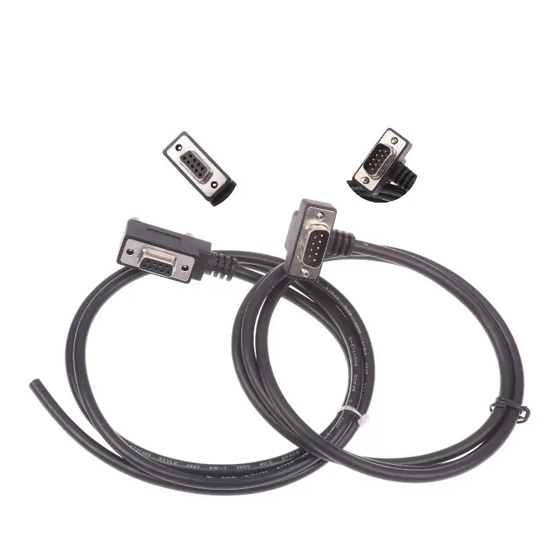 ∘9 Pin DB9 RS232 Serial Cable Up Down Angled D Sub Adapter for Computer COM Port Devices Quality Data Transfer Solution
