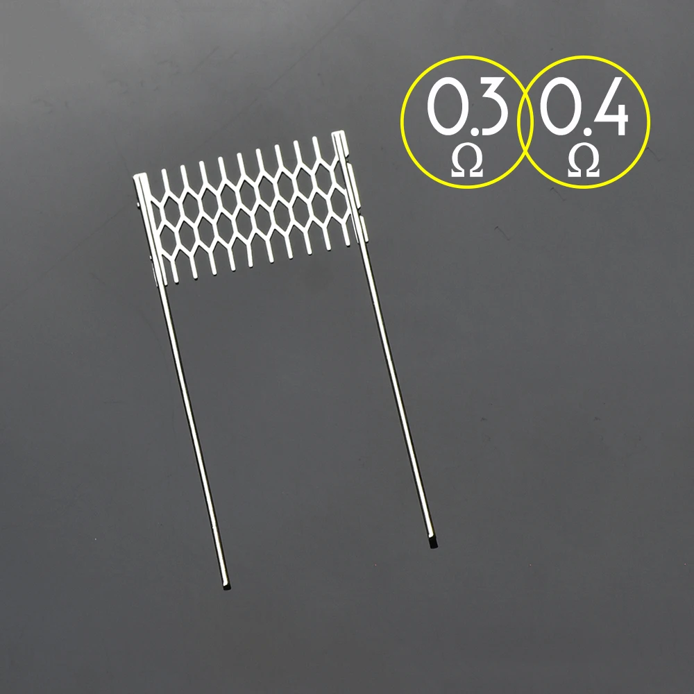 10/50/100pcs Rebuild Mesh Coil 0.15 0.3 0.4 0.6 0.2ohm Extreme for VINCI GTX Style Wire Resistance Coil Head Replacement