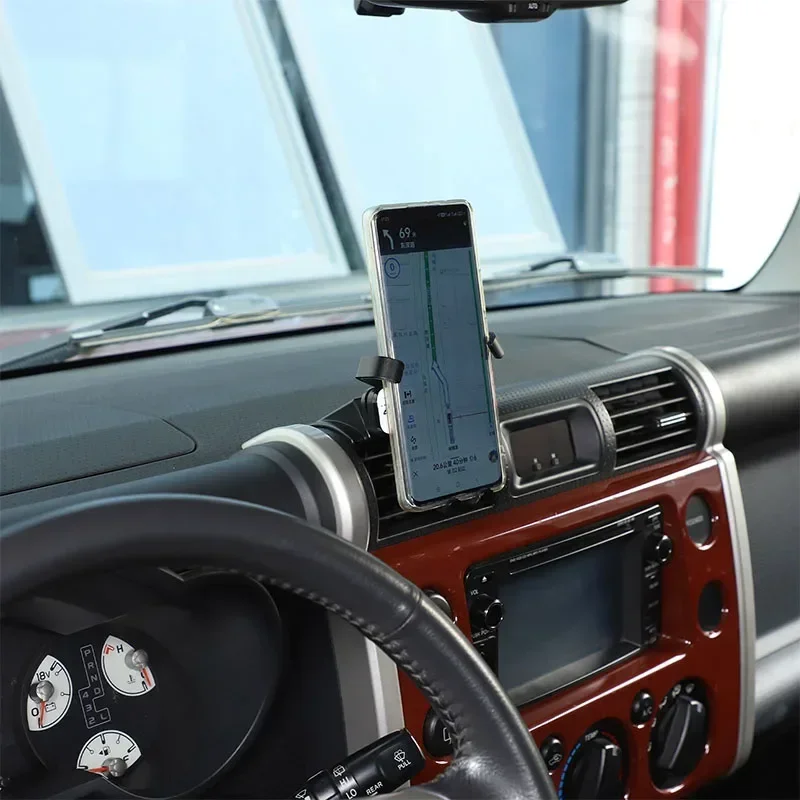 For Toyota FJ Cruiser 2007-2017 ABS center console mobile phone holder GPS mobile phone navigation holder interior accessories