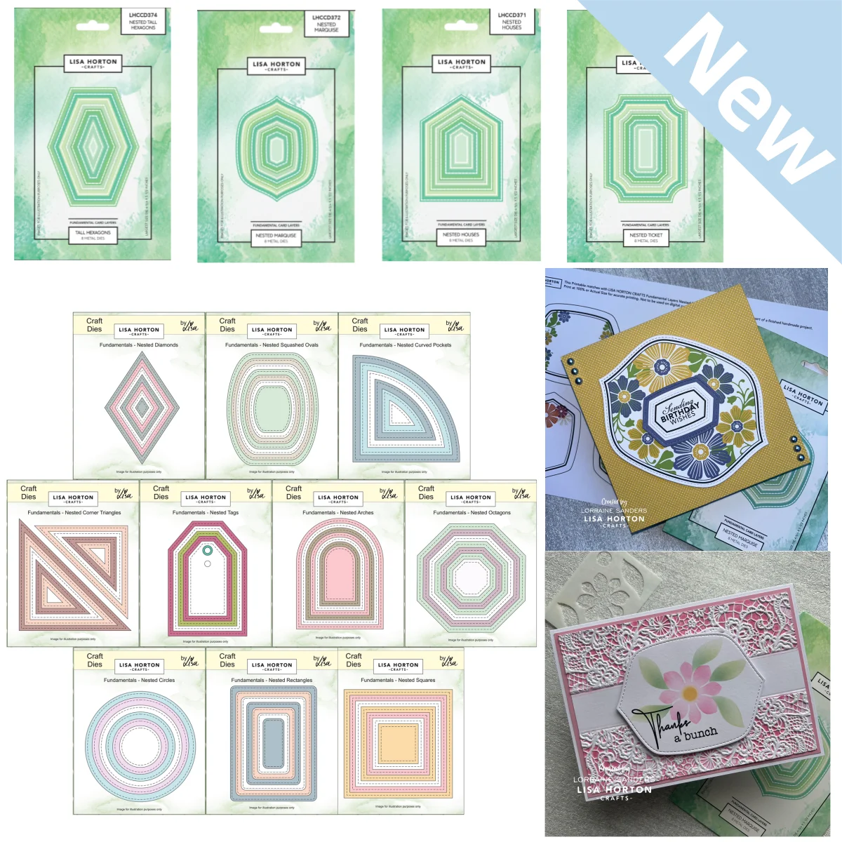 

2026 New Nested Shape Collection Metal Cutting Dies for DIY Scrapbook Embossed Handcraft Card Craft Template Supplies Decoration