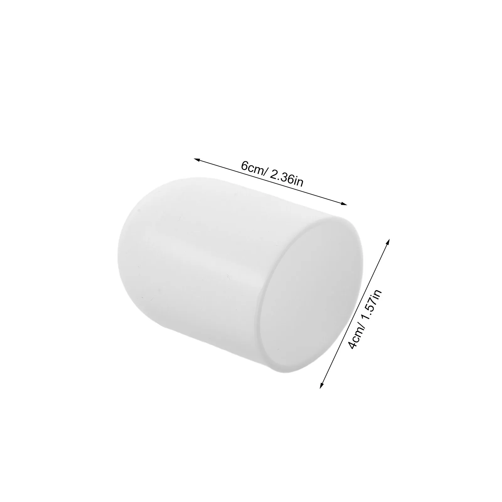 4Pcs Flashlight Diffuser Dome Cover Soft Silicone Non- Diffuser 39-43Mm for Indoor Outdoor Camping Reading Mood