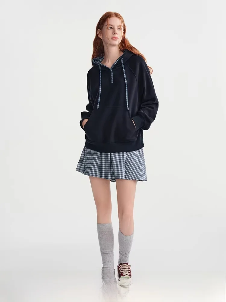 

Новый зимний повседневный комплект из двух предметов: свободный свитер и юбка в синих тонах, больших размеров, женский, модный, милый и стильный