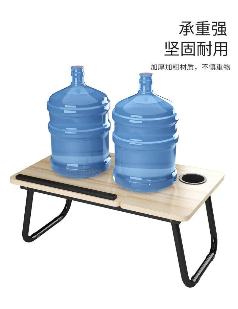 Portable NEW Folding Laptop Table Computer Desk Bed Table Sofa Small Desk With Cup Holder Study Table Notebook Table muebles