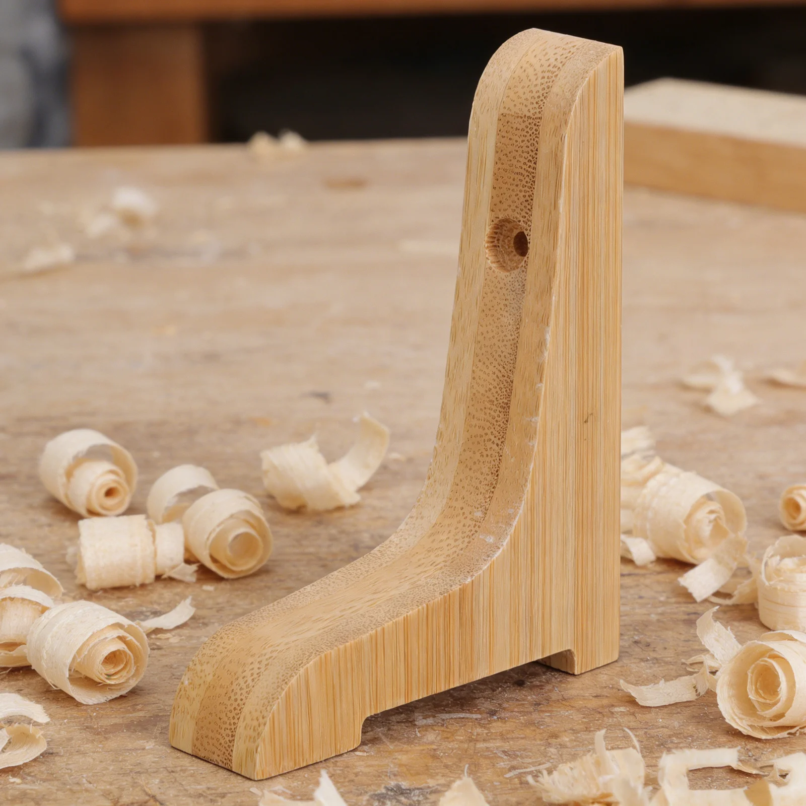 

Wood Floating Shelf Bracket Heavy Duty Triangle Right Angle Fixed Bracket for Kitchen Cabinets Bookshelves Countertops 10Cm Wide