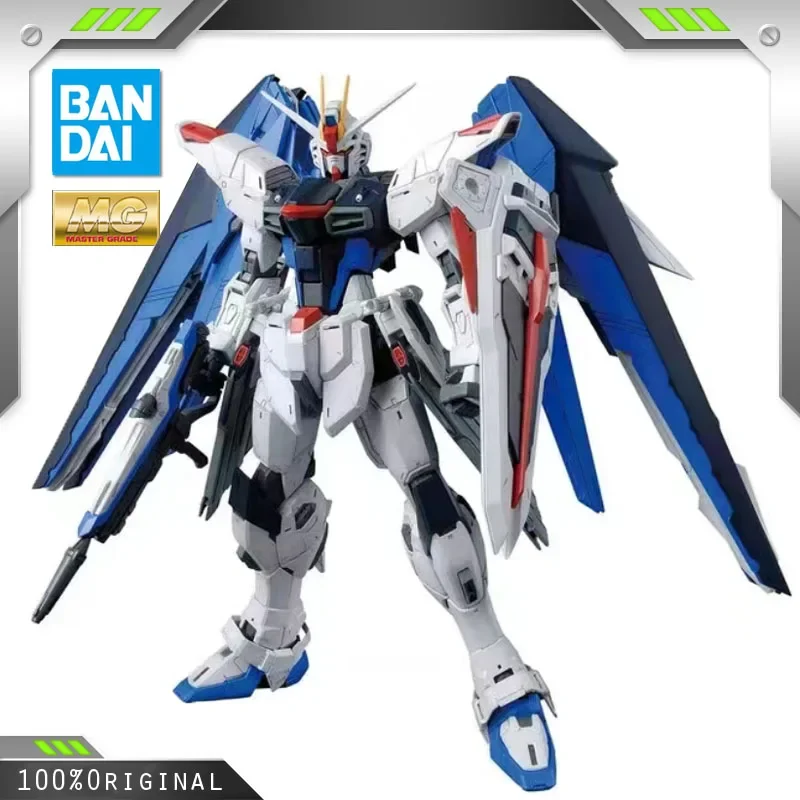 

Bandai MG 1/100 ZGMF-X10A Freedom Gundam Ver.2.0 Assembly Plastic Model Kit Action Toy Figures Mobile Suit Gundam Gifts