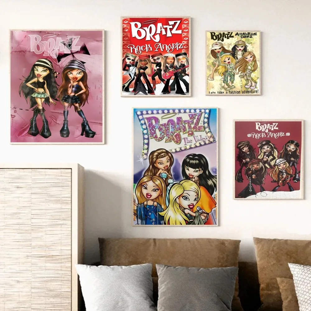 Bratz Doll Classic Classic Vintage Posters HD Quality Wall Art Retro Posters for Home Room Wall Decor