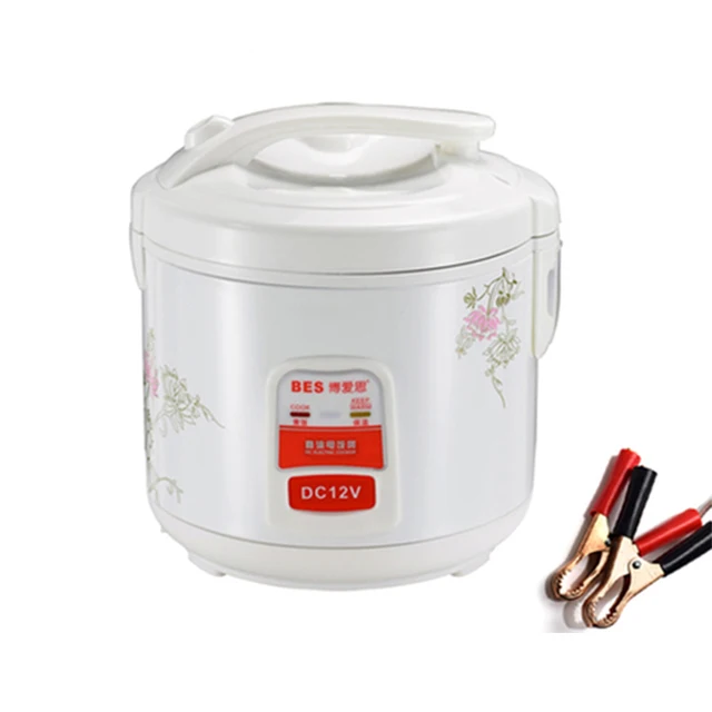 

12V DC Rice Cooker 2L 3L 4L with alligator Clip Used Battery Powered/car/truck