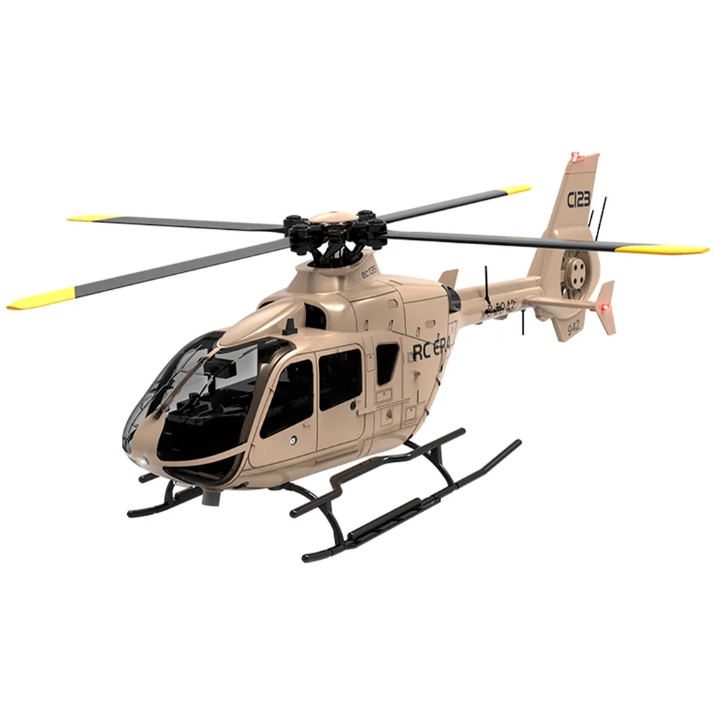 RC ERA C123(EC135) Helicopter 6CH 6-axis Gyro Dual Brushless Motor With Optical Flow Positioning 3D Rolling Remote Contro