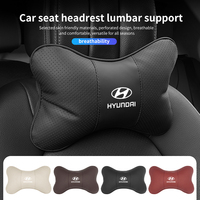 Car Headrest Lumbar Support Car Neck Pillow Waist Cushion For Hyundai Tucson IX35 I30 I20 Kona Coupe Veloster I40 Getz