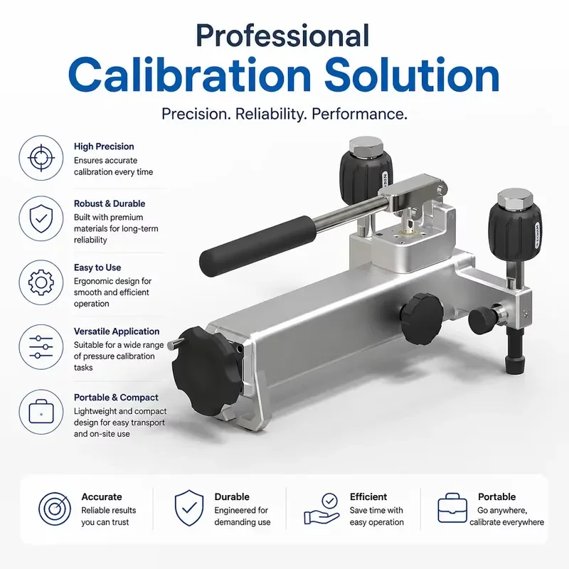 for YH120S All-in-One Handheld Pressure Calibration Pump Precision Air Vacuum Calibration System for Power and Chemical