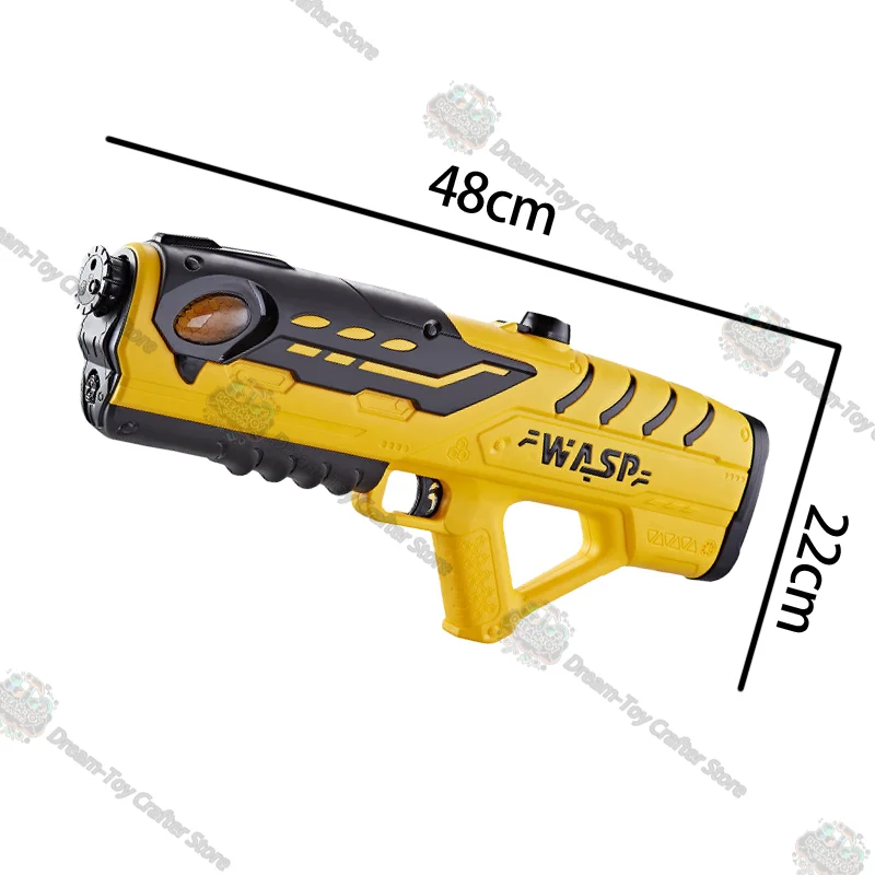 Abelha elétrica pistola de água brinquedo automático alta pressão poderoso sensor imersão sucção ao ar livre praia blaster para crianças verão jogar
