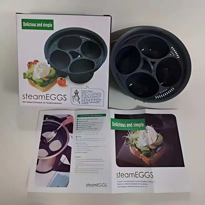 Geeignet für Thermomix TM7 TM6 TM5 Eierkocher und Kochgeschirr-Einsätze, Lebensmittelechte PP-Formen und Perfektes Eierkocher-Zubehör TM – Detail 5