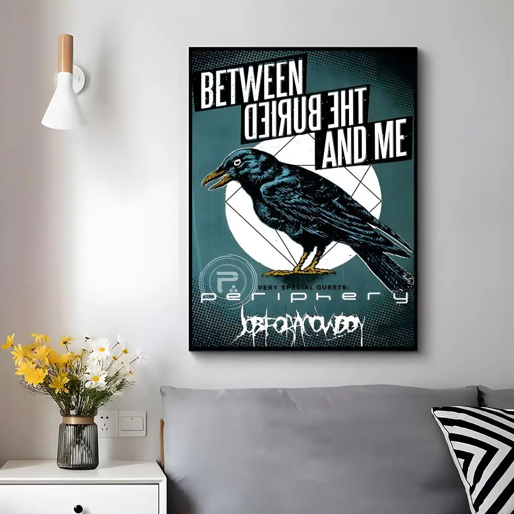 Progressive Metal Band B-between the Buried and Me Poster Trendy Aesthetic Wall Decor for Dorm & Bedroom