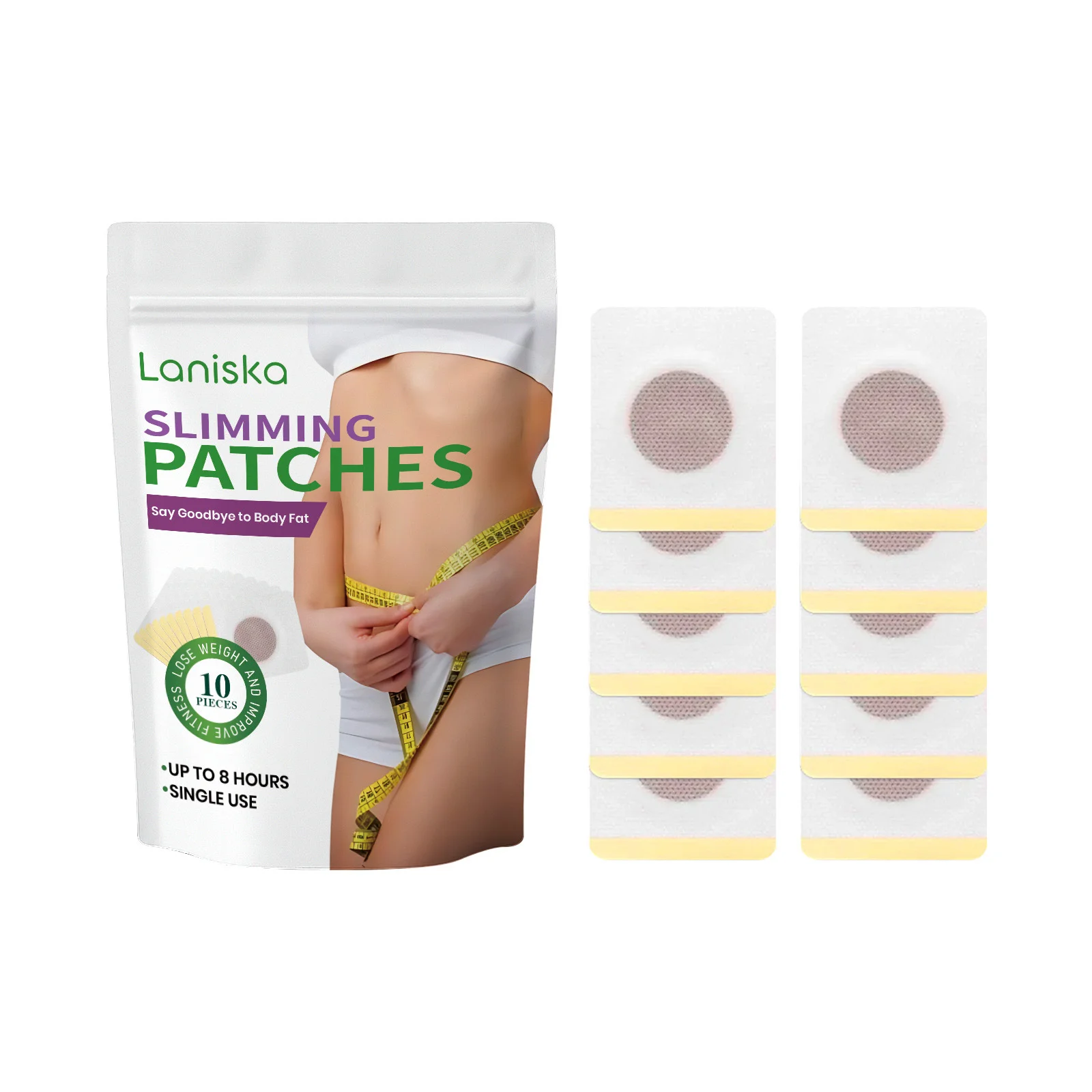 10/20/30/40pcs Slimming Abdomen Navel Patch Weight Loss Fat Burning Improve Stomach Firm Metabolism Support Body Shaping Patches