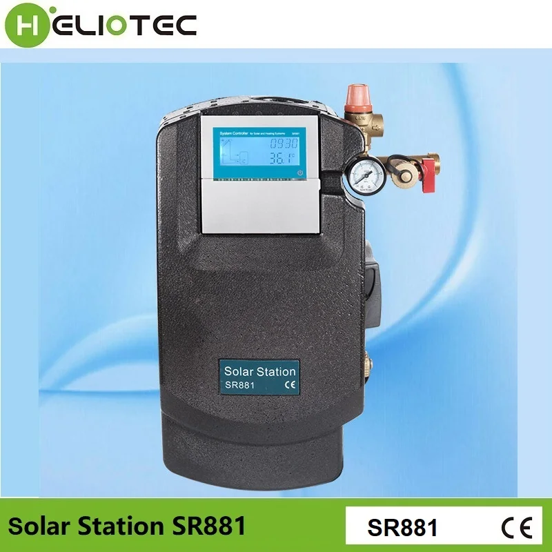 HELIOTEC Solar Working Station SR881 for Split Solar Water Heating System EPP Cover Environmental Material