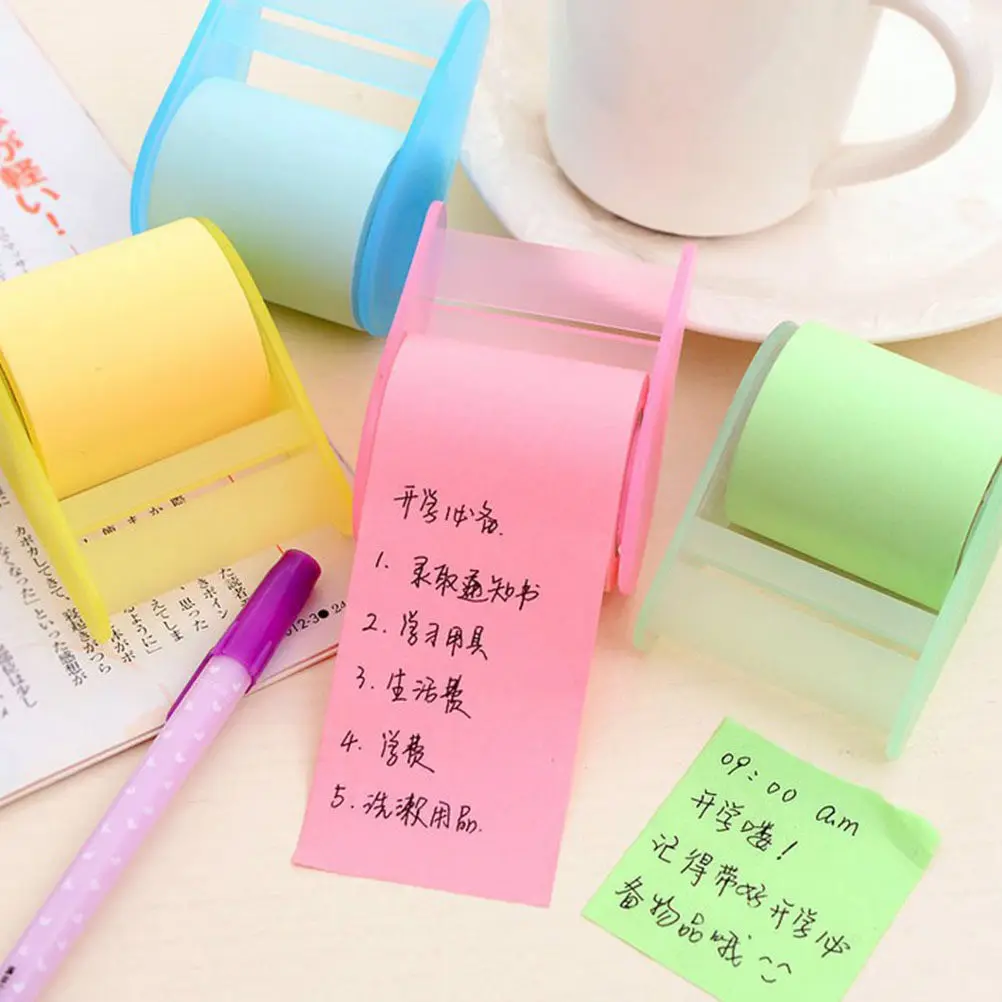1Set Compact Memo Stickers Easy to Carry Store Great for Archives Focus Marking and Messages Student Note Pad