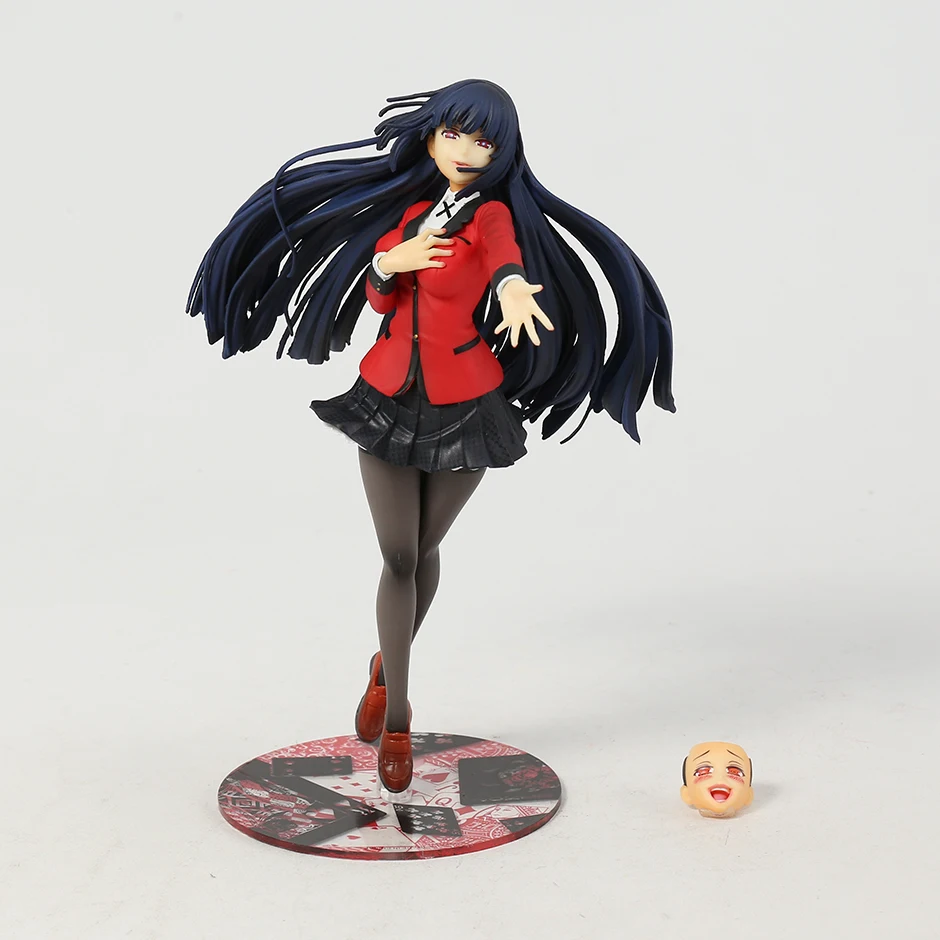 Kakegurui 2nd Season Mary Saotome Jabami Yumeko 1/8 Scale PVC Figure Doll Collectible Model Figurine Toy