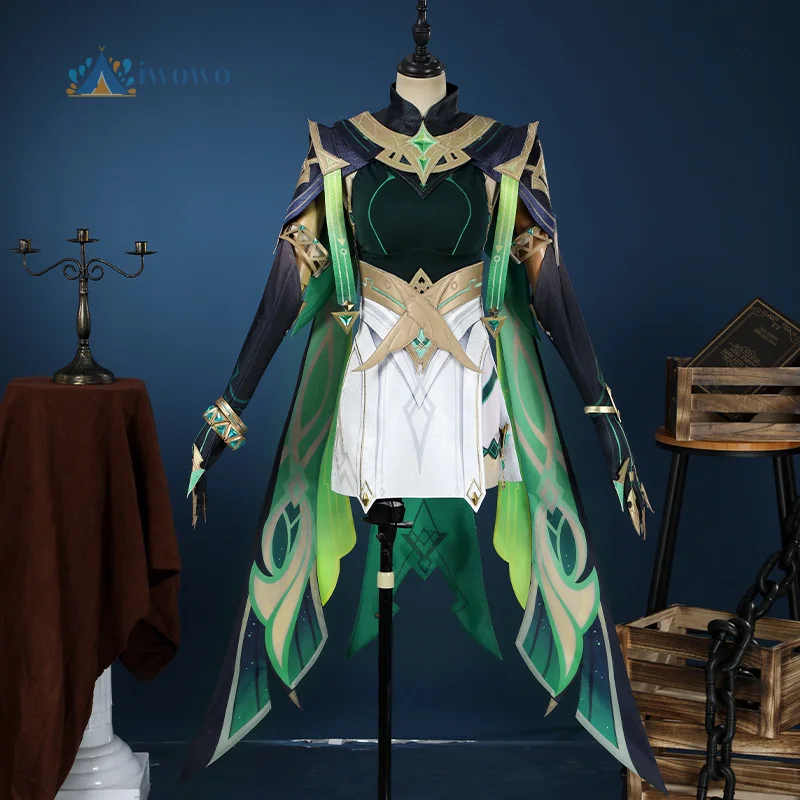 

Нефер игра Genshin Impact косплей костюм XS-2XL униформа Хэллоуин головные уборы Хэллоуин карнавальный реквизит для вечеринки для женщин и девочек