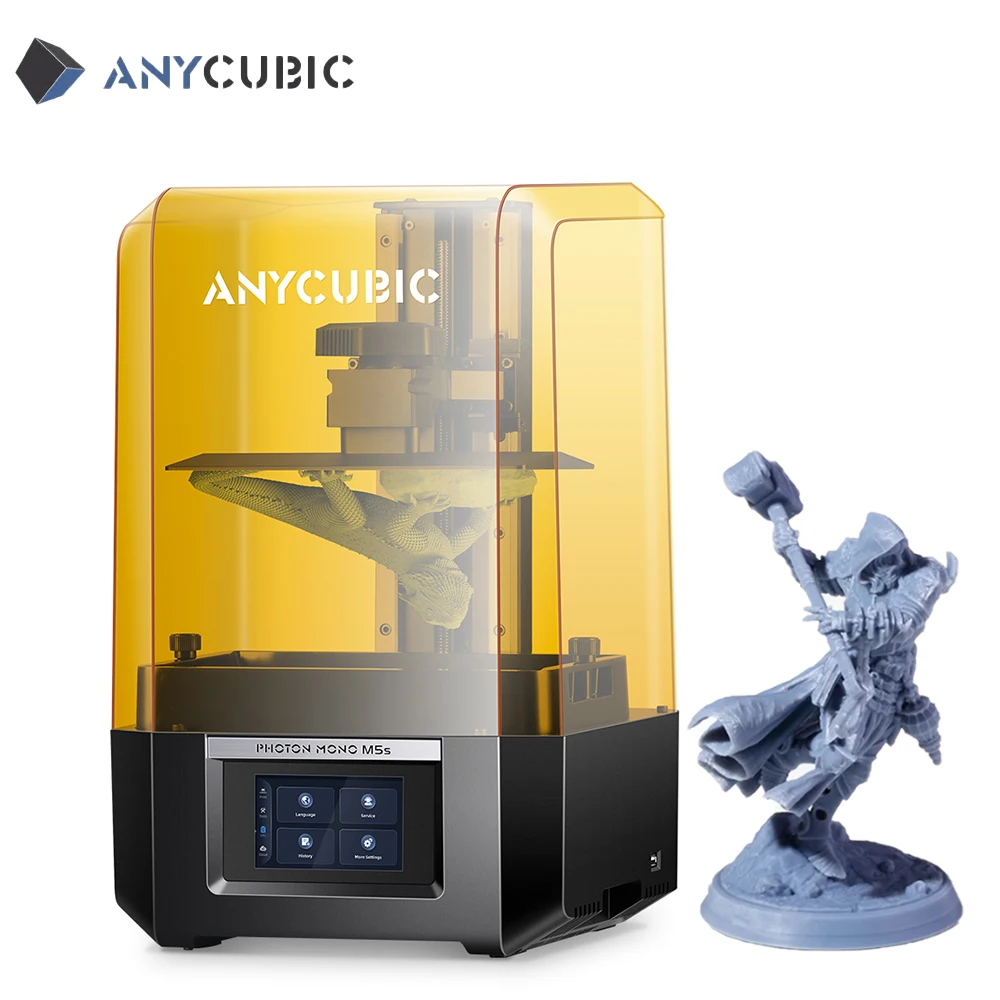 

ANYCUBIC Photon Mono M5s 12K Resin 3D Printer 10.1 Inch UV LCD 3D Printer 3X Faster High-Speed Smart 3D Printing