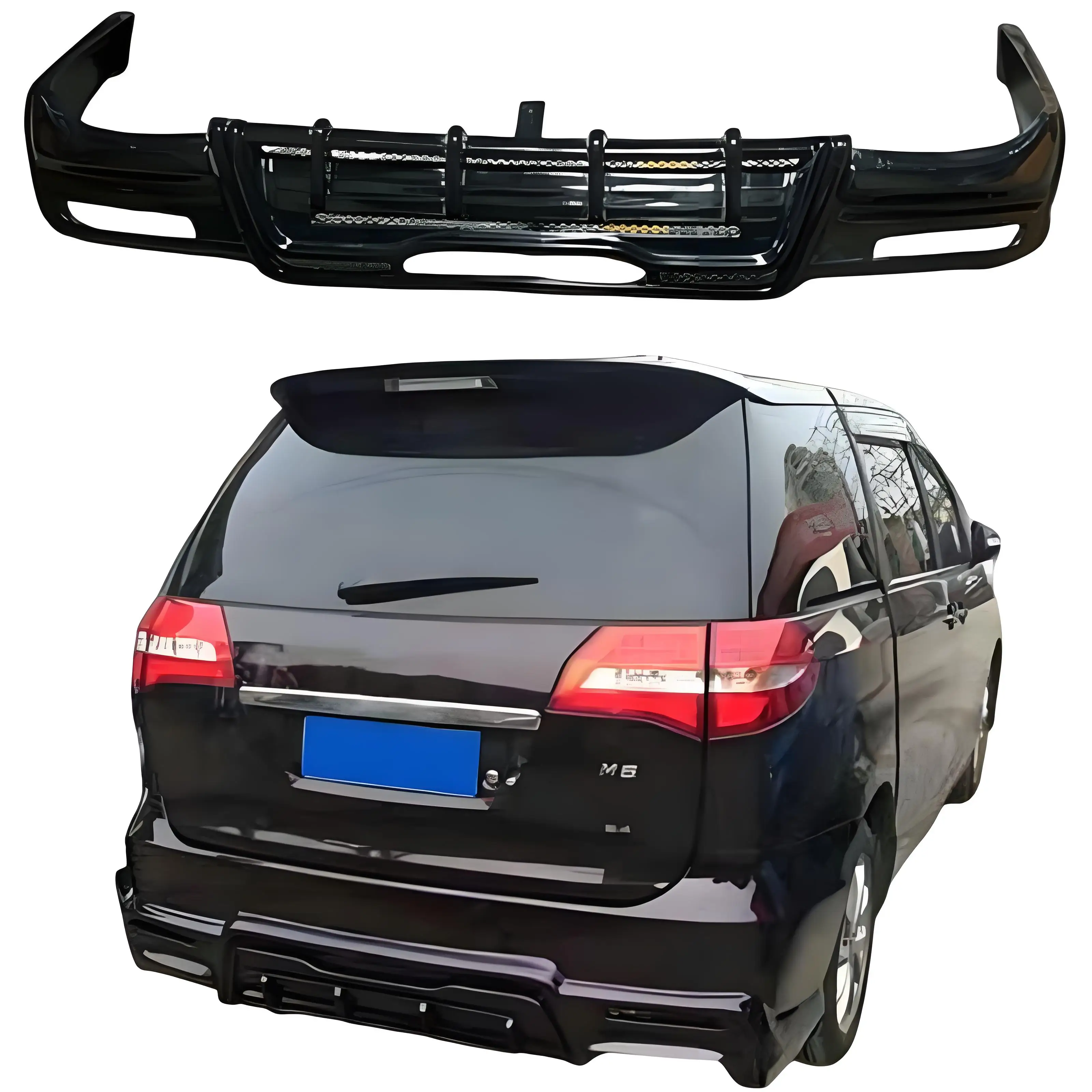 

Car Accessories Body Kit Rear Bumper Lip Diffuser for Byd M6 2010custom