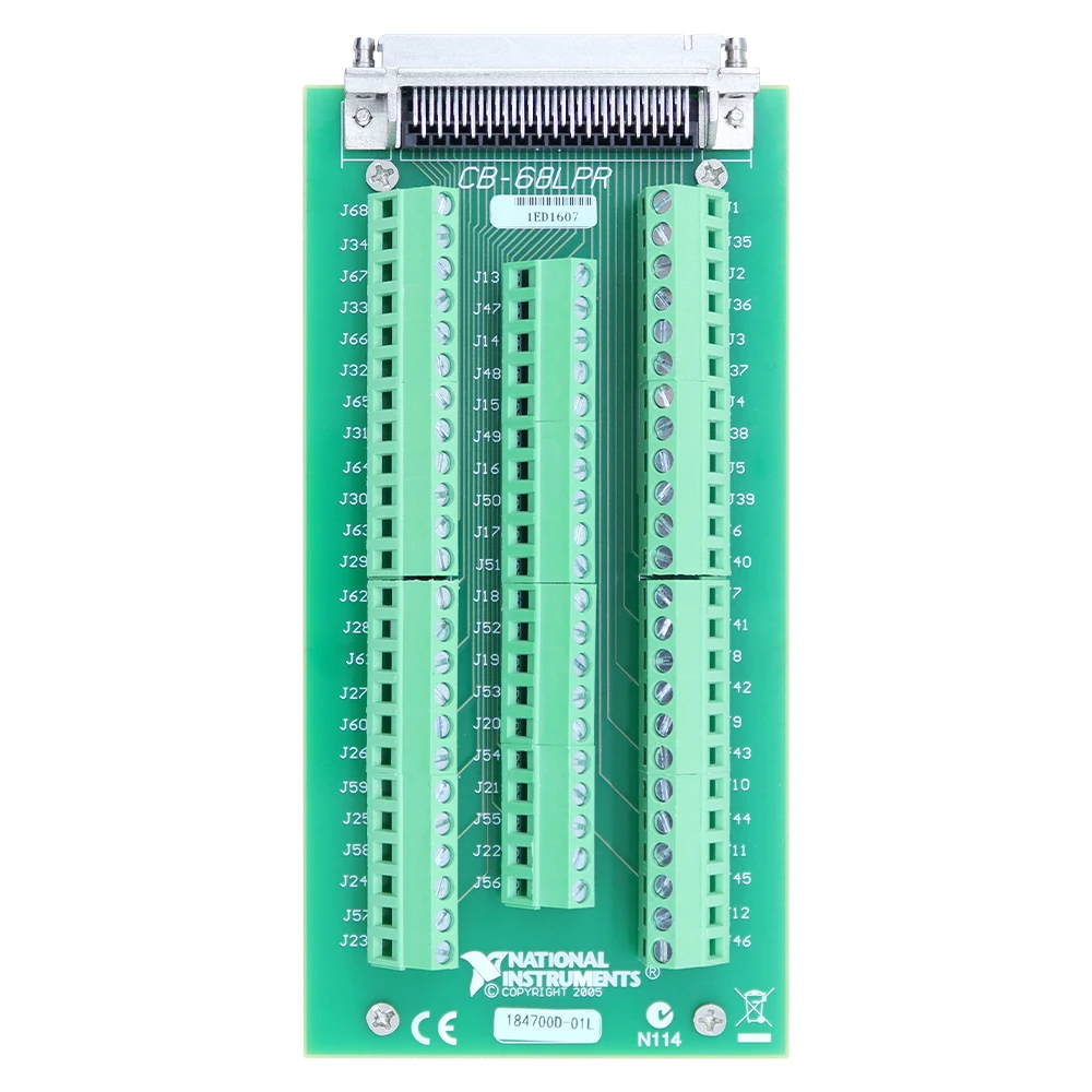 FOR NI CB-68LPR CB-68LP Compatible Unshielded 68-Pin Screw Terminal I/O Connector Block Board for DAQ Data Acquisition Genuine view 2